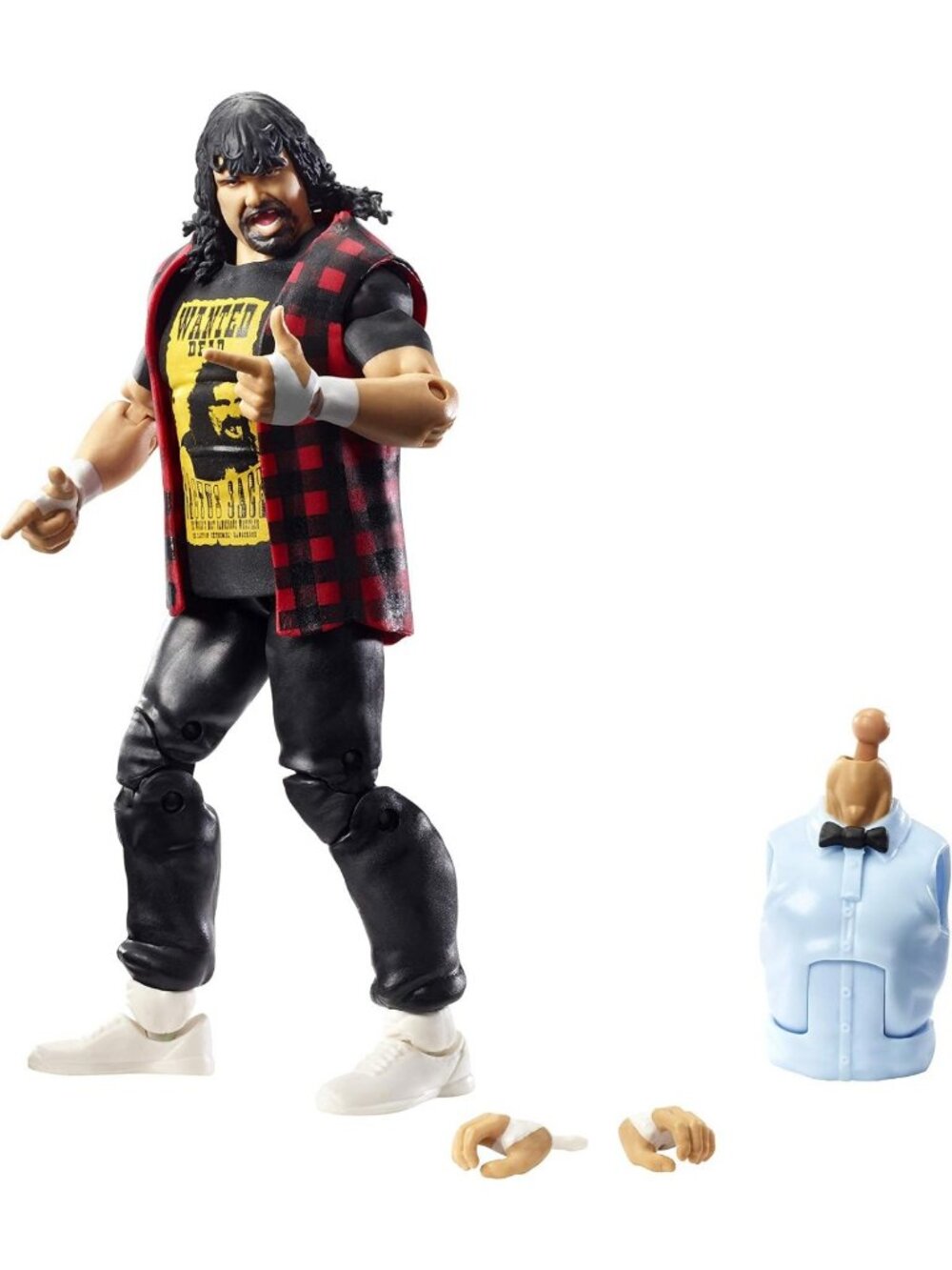 Wrestling Action Figure with Deluxe Articulation, Life-like Detail & Accessories